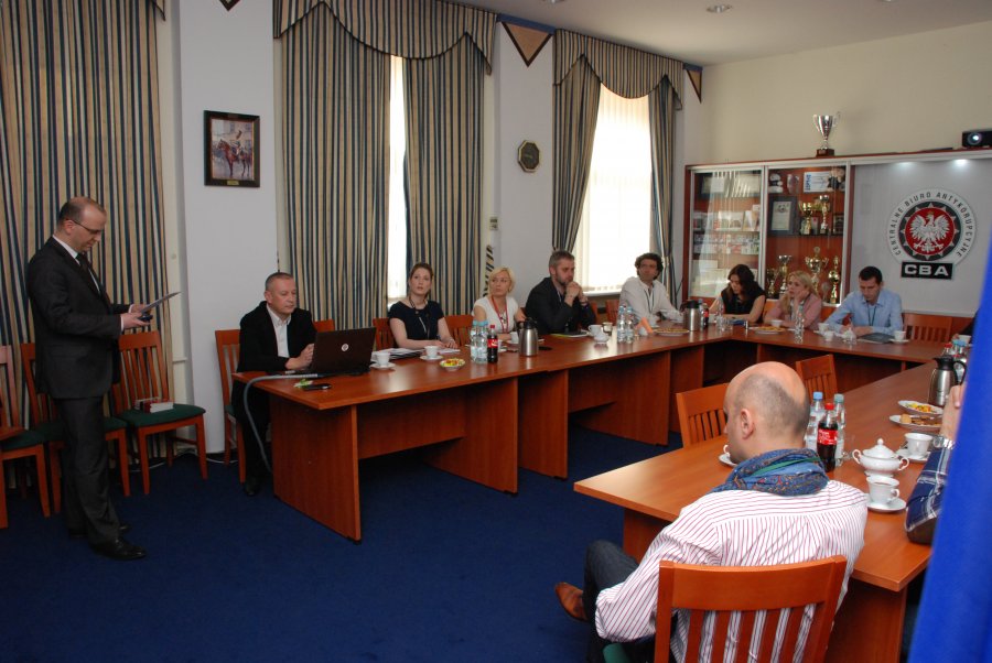 Przedstawiciele CBA na spotkaniu z bałkańskimi dziennikarzami